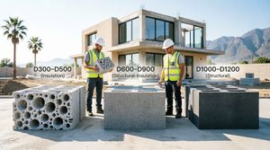 Foam concrete types