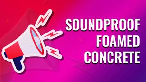 Foam concrete soundproofing properties
