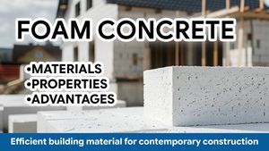 Benefits of foam concrete blocks