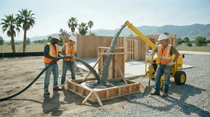 Monolithic foam concrete